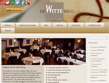 Tablet Screenshot of dewittebrug.nl